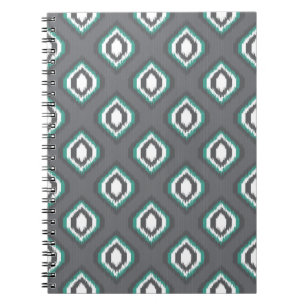 Carnet motif de la tribu rétro-ikat