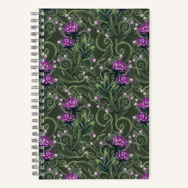 Carnet Motif de la vigne de Berry Enchanted (Recto)