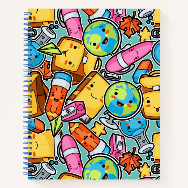 Carnet Motif de l'école de dessin (Devant)