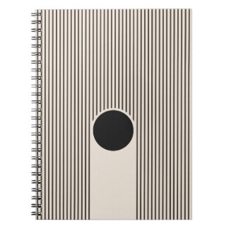 Carnet Motif de lignes d'éclipse