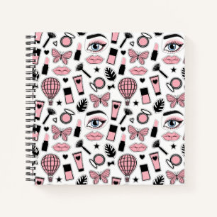 Carnet Motif de maquillage