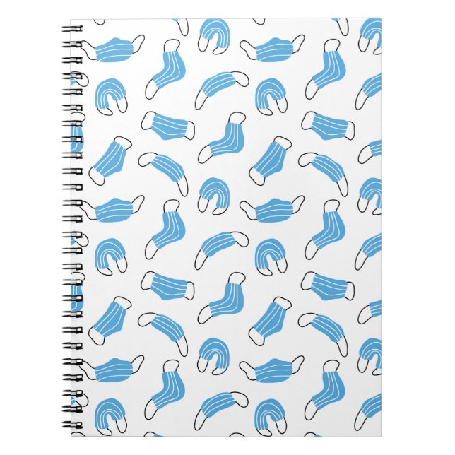 Carnet motif de masque Médicale (Devant)