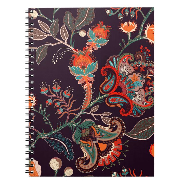 Carnet Motif de nature sans couture. Arrière - plan avec  (Devant)