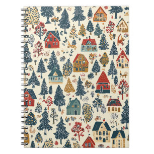 Carnet Motif de Noël vintage Woodland (20)