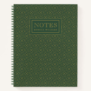 Carnet Motif de noeud celtique tissé
