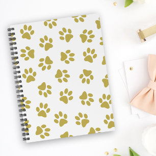 Carnet Motif De Pailles, Pailles De Chien, Pâtes D'Or