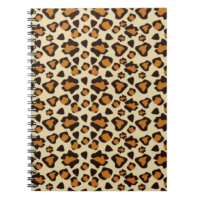 Carnet Motif de peau de guépard (Devant)