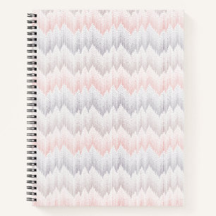 Carnet Motif de pic de montagne pointillé Polka