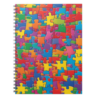 Carnet Motif de puzzle - Pour les esprits créatifs