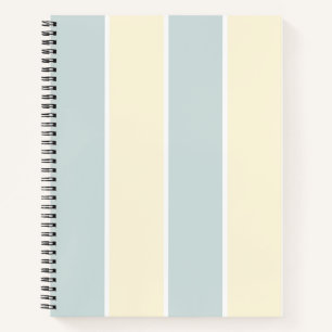 Carnet Motif de rayure verticale à couleur douce Design