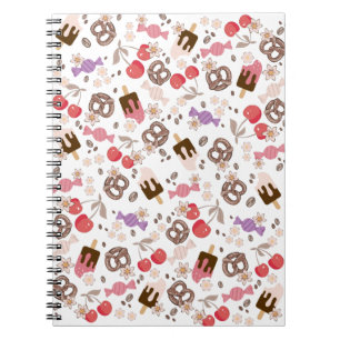 Carnet Motif de salades et douceurs
