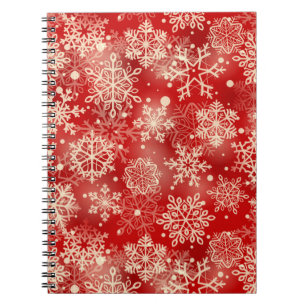Carnet Motif de snowflakes