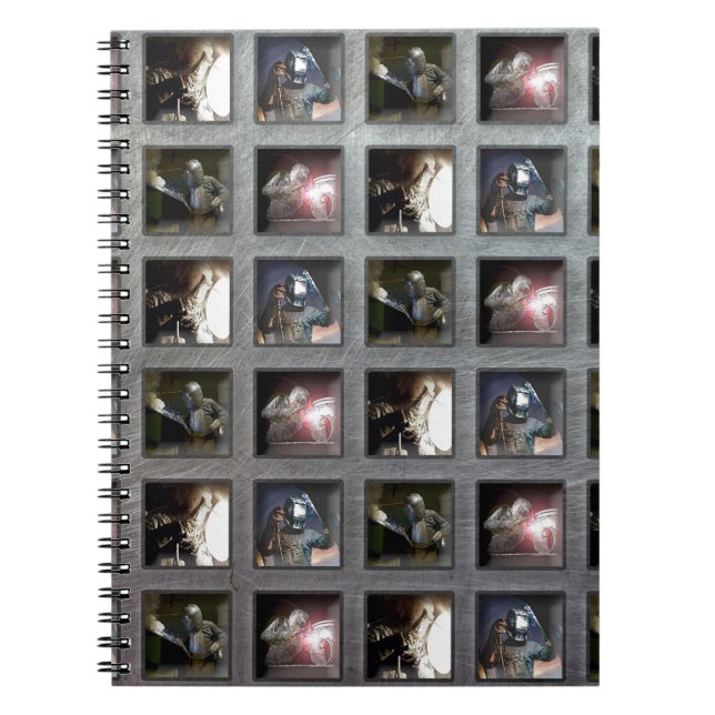 Carnet Motif de soudure (Devant)