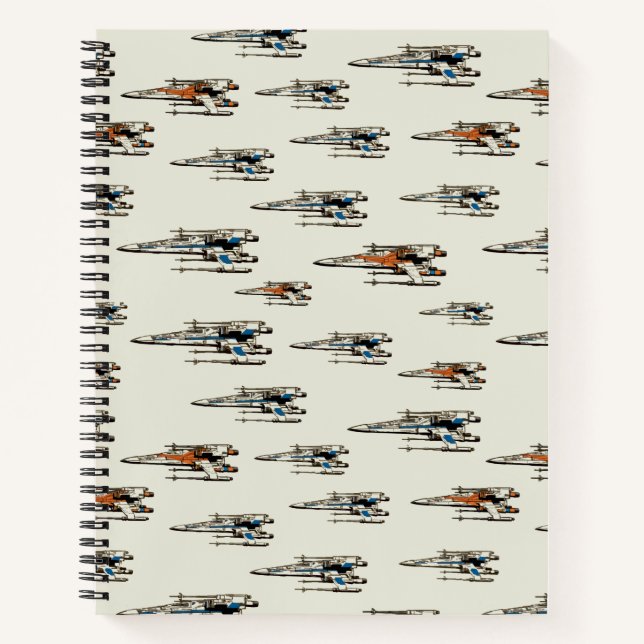 Carnet Motif de Starfighter de la X-Wing (Devant)