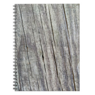 Carnet Motif de texture de planches de bois patiné