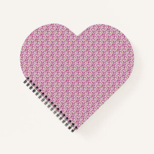 Carnet Motif de vigne botanique rose, design floral de la