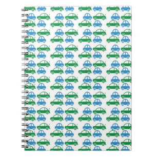 Carnet motif de voitures