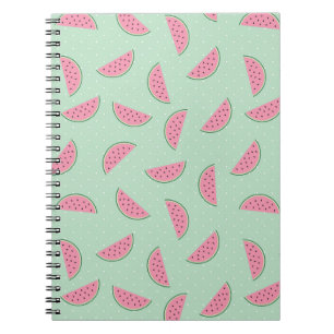 Carnet Motif d'éclaboussure de peinture de fruit tropica