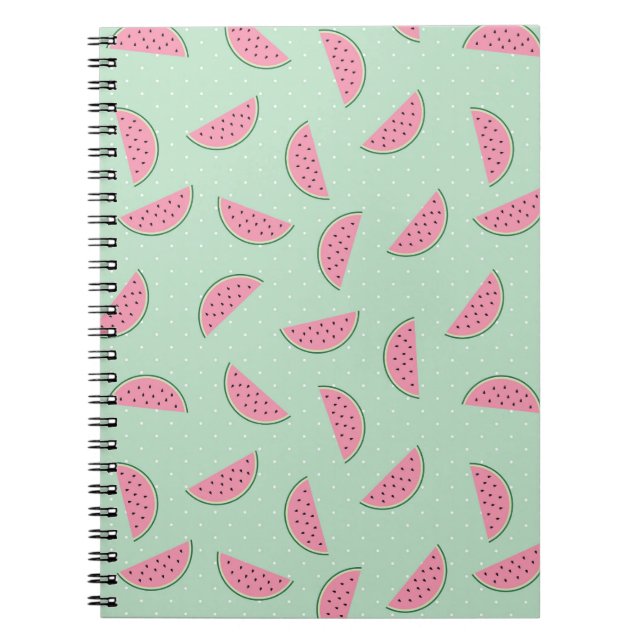 Carnet Motif d'éclaboussure de peinture de fruit tropical (Devant)