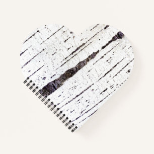 Carnet Motif d'écorce de bouleau