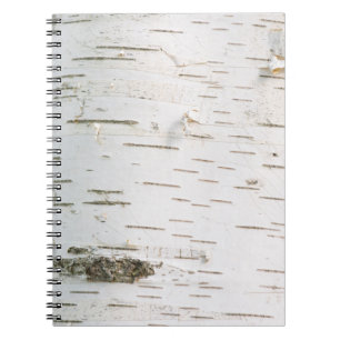 Carnet Motif d'écorce de bouleau