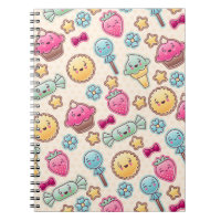 Motif d'enfant de Kawaii avec des griffonnages
