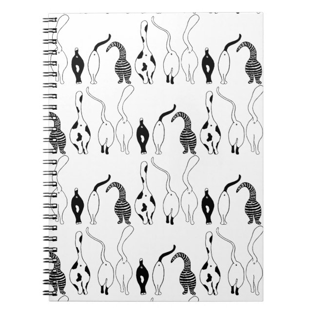 Carnet Motif des boutons de chat (Devant)