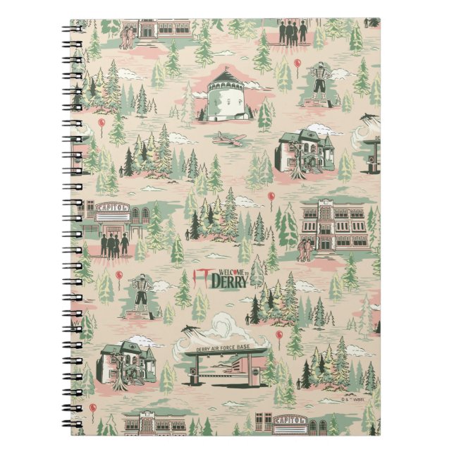 Carnet Motif des emplacements de derry (Devant)