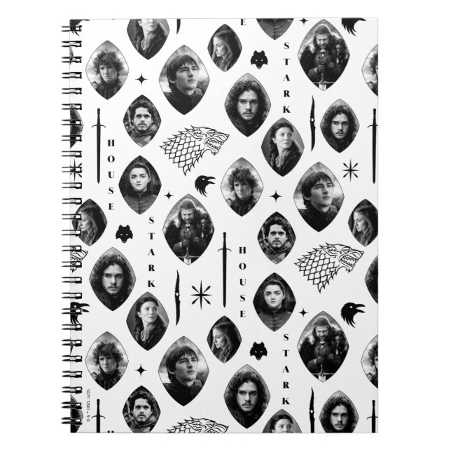 Carnet Motif des icônes et des portraits Stark House (Devant)