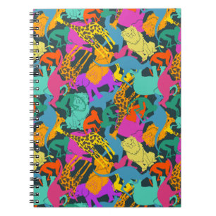 Carnet Motif des silhouettes animales