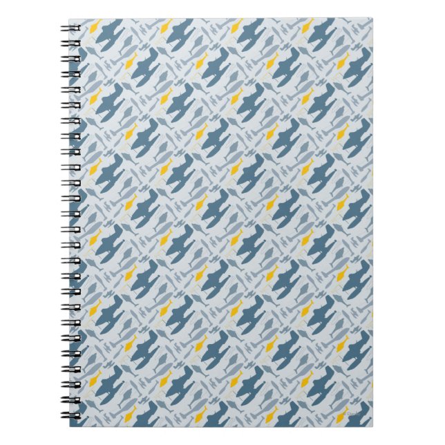 Carnet Motif des silhouettes des plans (Devant)
