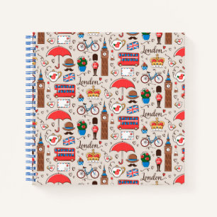 Carnet Motif des symboles de Londres