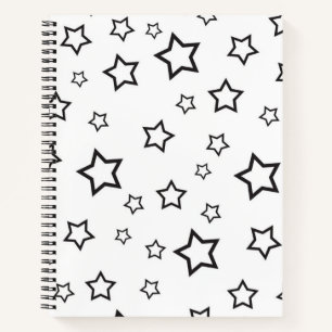 Carnet Motif d'étoiles