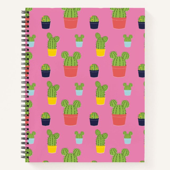 Carnet Motif d'icône Mickey Mouse Cactus (Devant)