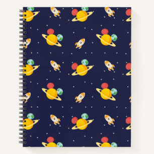 Carnet Motif d'icône Mickey Mouse Planet
