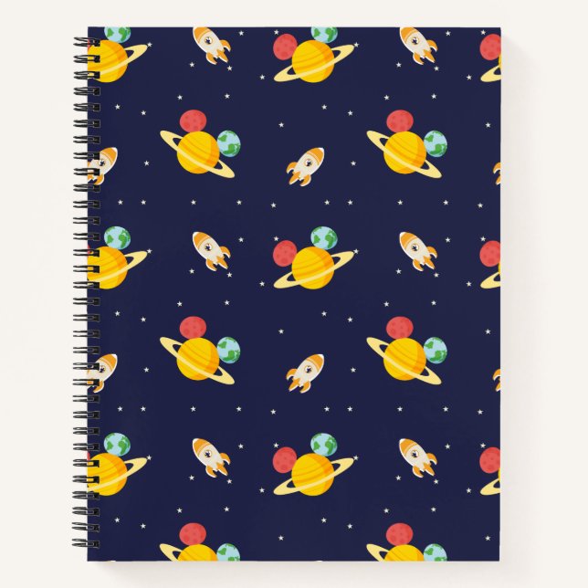 Carnet Motif d'icône Mickey Mouse Planet (Devant)