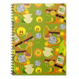 Carnet Motif Disco Disco super