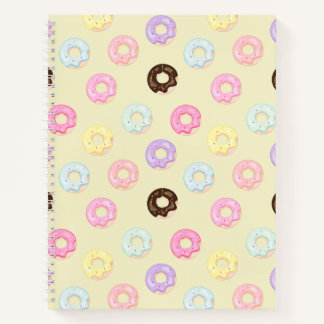 Carnet Motif Donuts