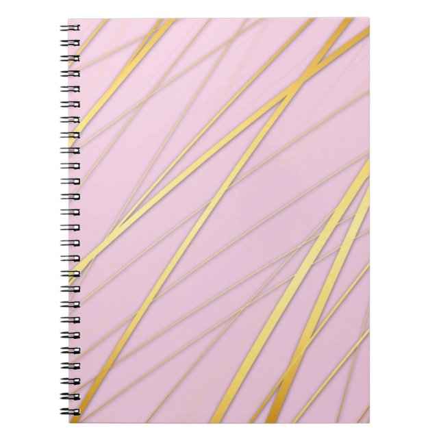 Carnet Motif d'or 2 (Devant)