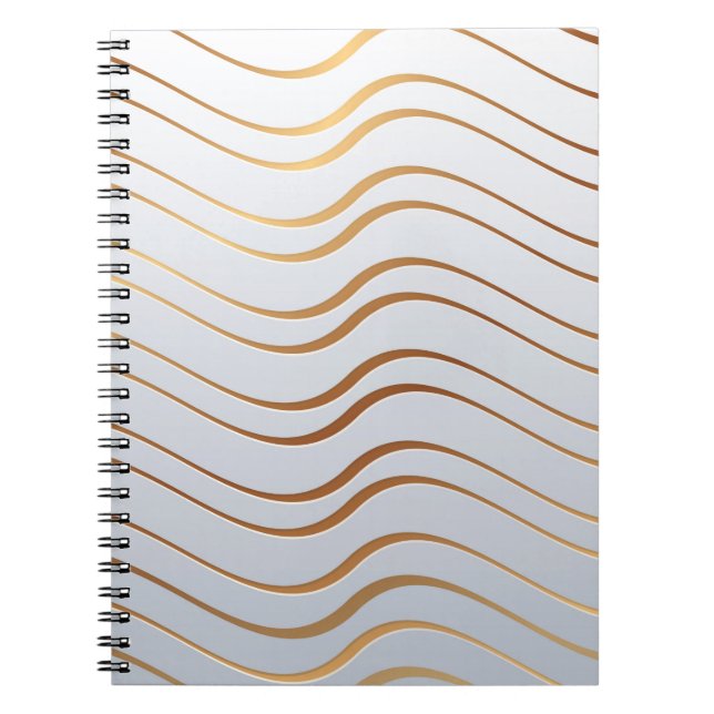 Carnet Motif d'or 3 (Devant)