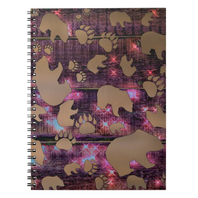 Carnet Motif d'ours (Devant)