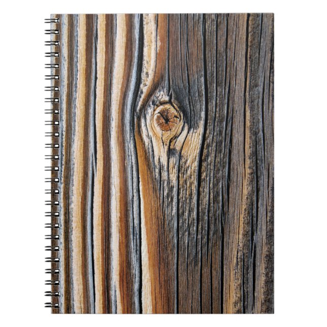 Carnet Motif du grain de bois (Devant)