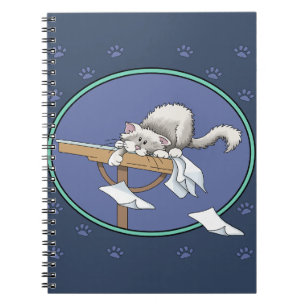 Carnet Motif du mal du chat