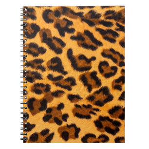 Carnet Motif en fourrure de léopard