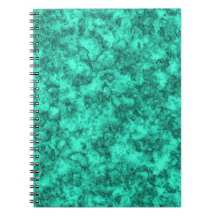 Carnet Motif en marbre clair turquoise