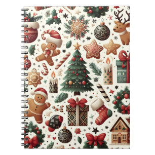 Carnet Motif Festive Cheer Christmas