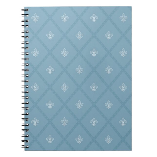 Carnet motif Fleur-De-lis (Devant)
