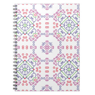 Carnet motif floral Abstrait design abstrait, art, maison