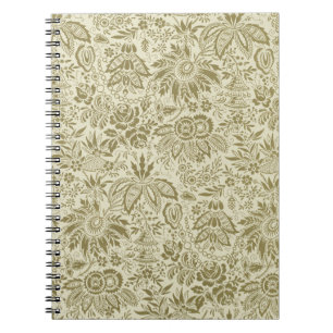 Carnet Motif floral Antique Damask Paisley