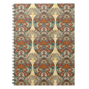 Carnet Motif floral de tortue